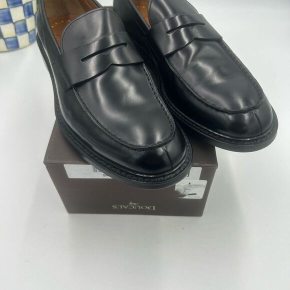 Men’s Doucal’s leather penny loafers size 46 made in Italy - Picture 2 of 9